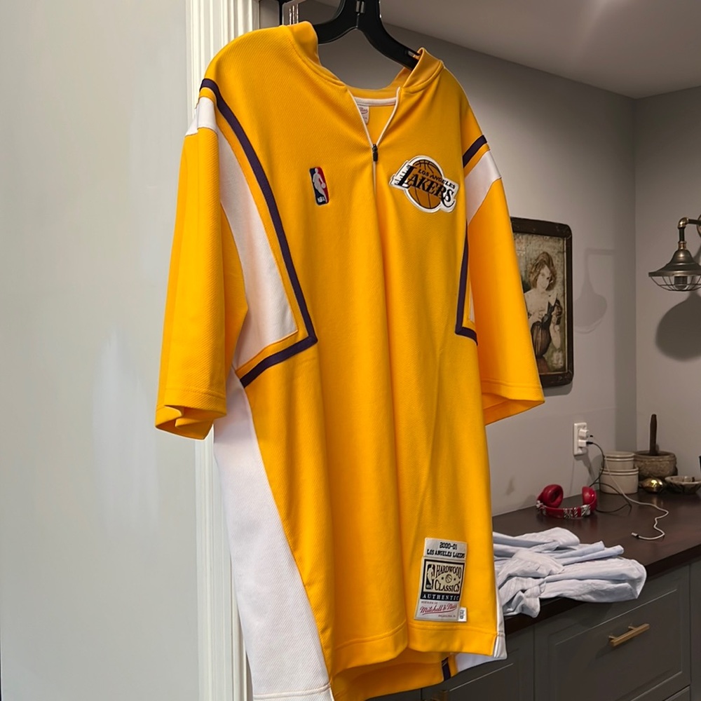 Mitchell & Ness Lakers warm up jersey XL